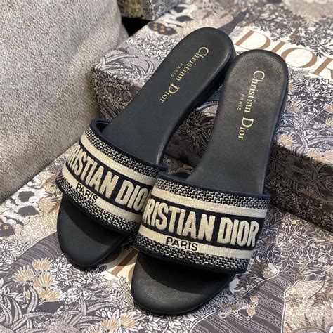 dway dior slide|christian dior dway slides price.